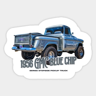 1956 GMC Blue Chip Series Stepside Pickup Truck Sticker